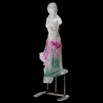 Handcrafted Glass Statue for Sale