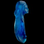 Cobalt Glass Sculpture for Sale